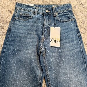 Zara Embellished Women's Jeans